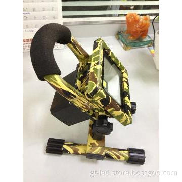 camouflage color rechargeable floodlight,led floodlight with SAA,CE